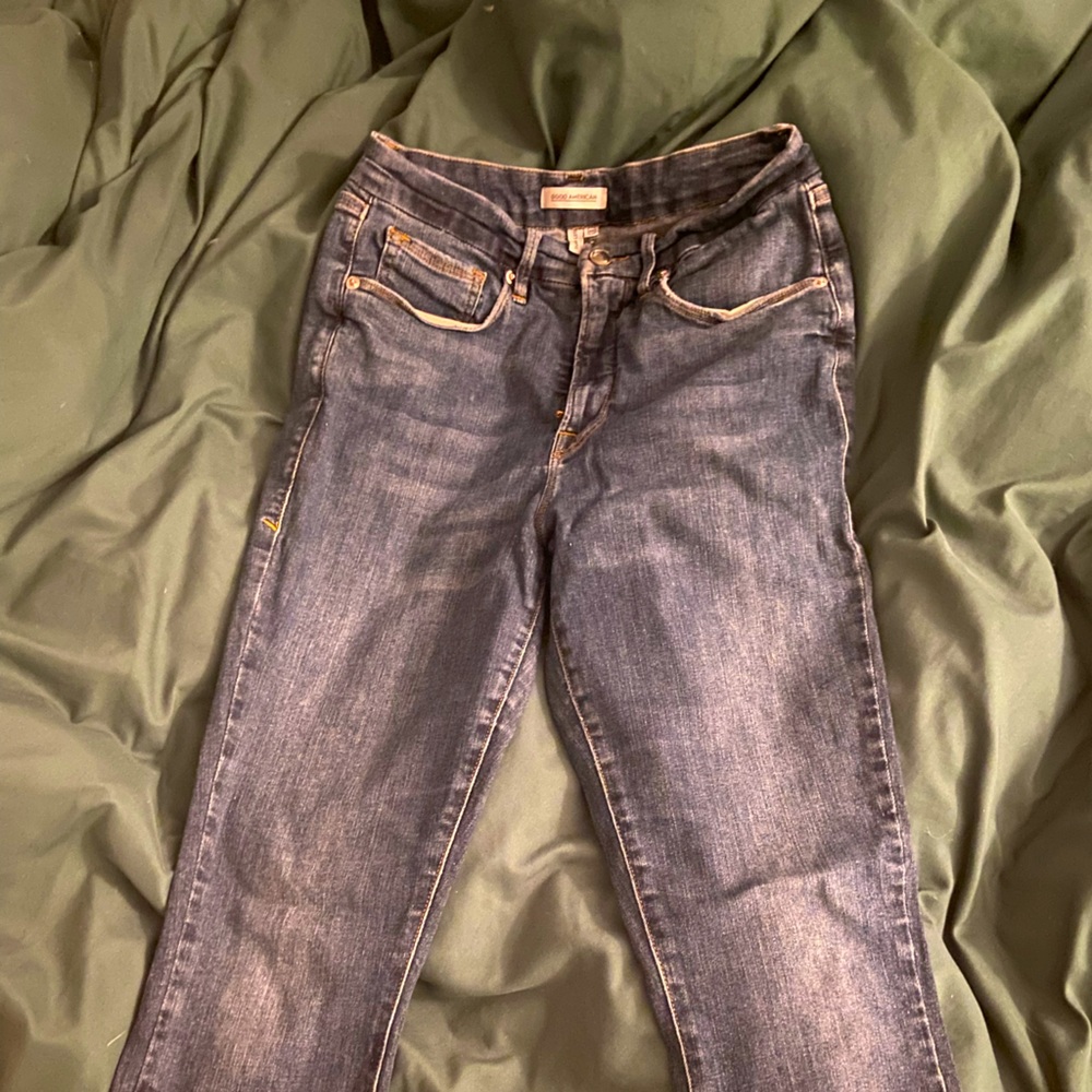 Good American blue jeans, model Good Legs, size 8/29
